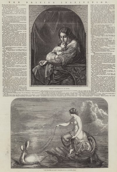 The British Institution by Henry Le Jeune